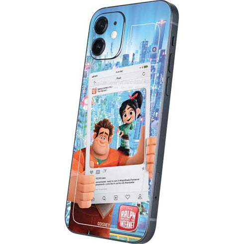 Disney Wreck-it Ralph and Vanellope Instagram Pose iPhone 12 Mini Skin