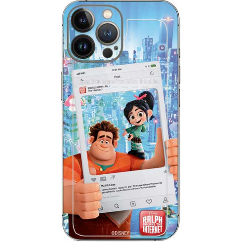 Disney Wreck-it Ralph and Vanellope Instagram Pose iPhone 13 Pro Max Skin