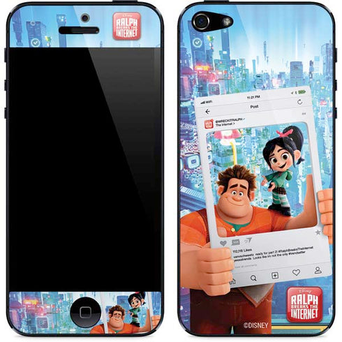 Disney Wreck-it Ralph and Vanellope Instagram Pose iPhone 5/5s/5SE Skin