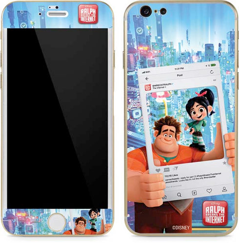 Disney Wreck-it Ralph and Vanellope Instagram Pose iPhone 6/6s Skin