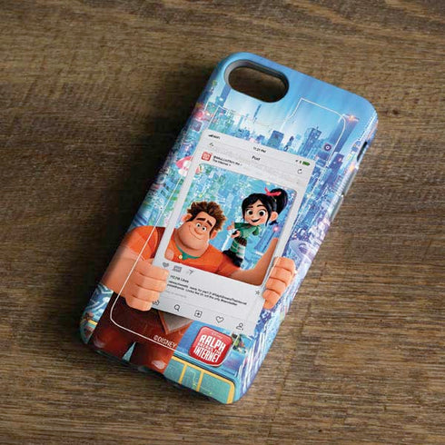 Disney Wreck-it Ralph and Vanellope Instagram Pose iPhone 7 Pro Case