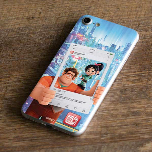 Disney Wreck-it Ralph and Vanellope Instagram Pose iPhone 8 Skin
