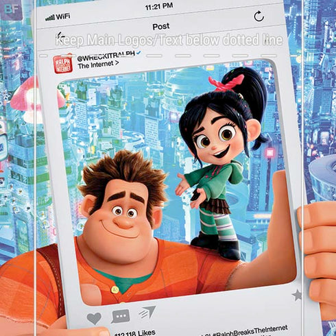 Disney Wreck-it Ralph and Vanellope Instagram Pose iPhone XR Skin