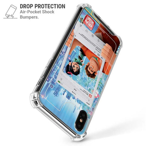 Disney Wreck-it Ralph and Vanellope Instagram Pose iPhone XS Max Clear Case