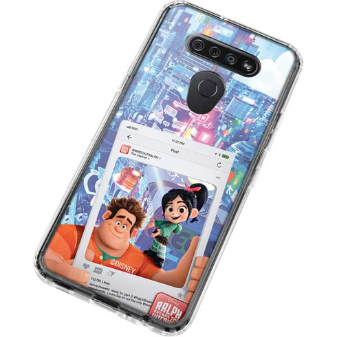 Disney Wreck-it Ralph and Vanellope Instagram Pose LG K51/Q51 Clear Case