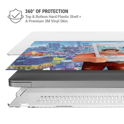 Disney Wreck-it Ralph and Vanellope Instagram Pose MacBook Pro 16in (2021-25) Case plus Skin