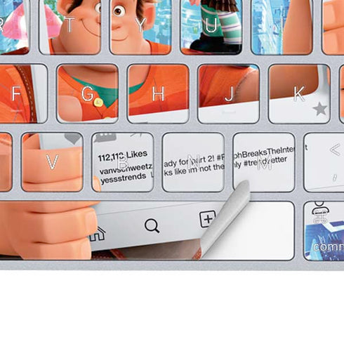 Disney Wreck-it Ralph and Vanellope Instagram Pose Magic Keyboard Skin