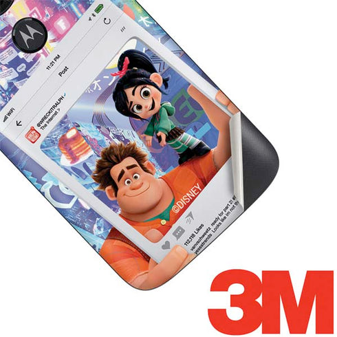Disney Wreck-it Ralph and Vanellope Instagram Pose Moto E5 Play Skin