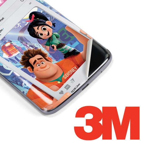 Disney Wreck-it Ralph and Vanellope Instagram Pose Moto E5 Plus Skin