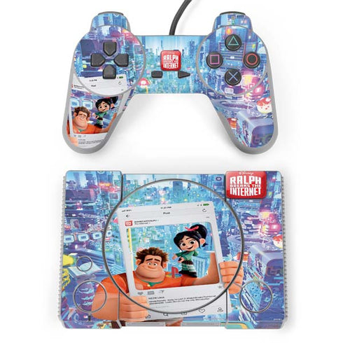 Disney Wreck-it Ralph and Vanellope Instagram Pose PlayStation Classic Bundle Skin