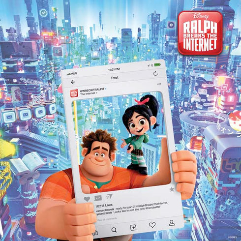 Disney Wreck-it Ralph and Vanellope Instagram Pose PS4 Console and Controller Bundle Skin