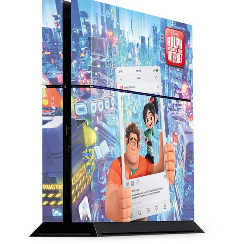 Disney Wreck-it Ralph and Vanellope Instagram Pose PS4 Console Skin