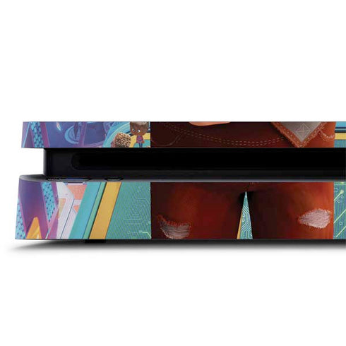 Disney Wreck-it Ralph and Vanellope Instagram Pose PS4 Slim Skin