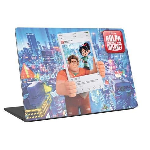 Disney Wreck-it Ralph and Vanellope Instagram Pose Universal Laptop 18in (14.6 x 10.6in) Skin