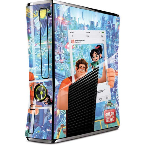 Disney Wreck-it Ralph and Vanellope Instagram Pose Xbox 360 Slim (2010) Skin