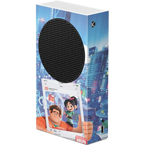 Disney Wreck-it Ralph and Vanellope Instagram Pose Xbox Series S Console Skin