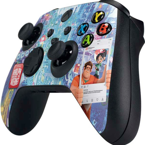 Disney Wreck-it Ralph and Vanellope Instagram Pose Xbox Series X Controller Skin