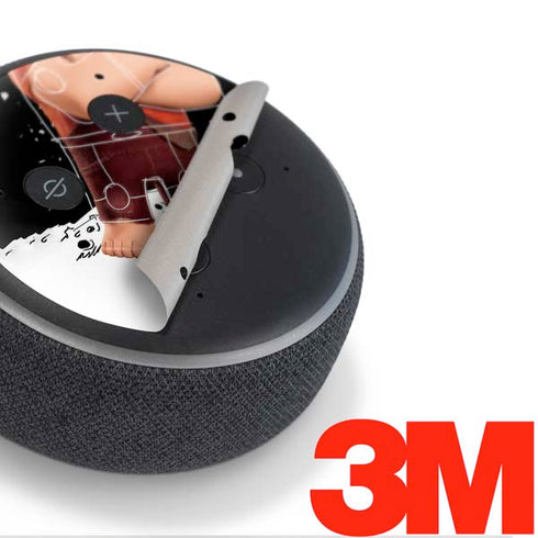 Disney Wreck-it Ralph And Vanellope Space Sketch Amazon Echo Dot Skin