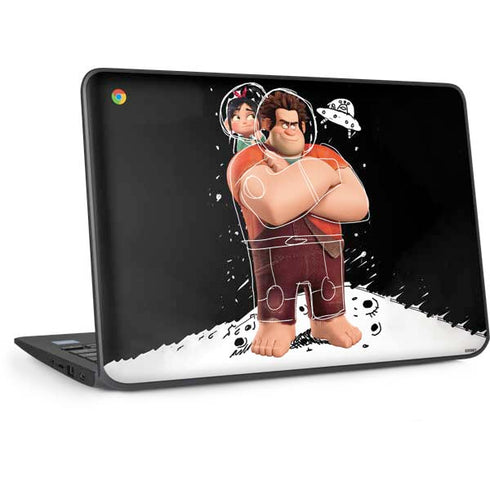 Disney Wreck-it Ralph And Vanellope Space Sketch HP Chromebook Skin