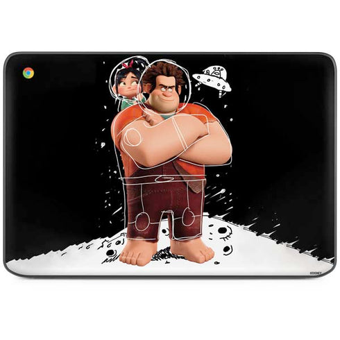 Disney Wreck-it Ralph And Vanellope Space Sketch HP Chromebook Skin