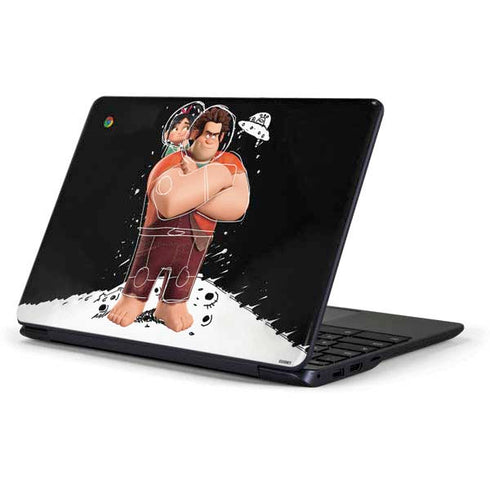 Disney Wreck-it Ralph And Vanellope Space Sketch Samsung Chromebook Skin