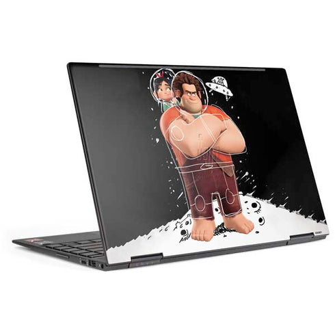 Disney Wreck-it Ralph And Vanellope Space Sketch HP Envy Skin