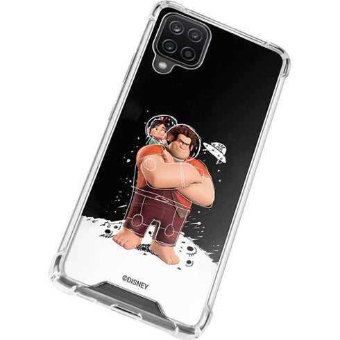 Disney Wreck-it Ralph And Vanellope Space Sketch Galaxy A12 Clear Case
