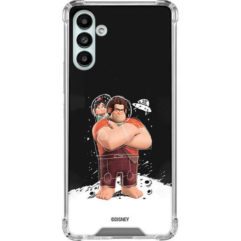 Disney Wreck-it Ralph And Vanellope Space Sketch Galaxy A13 5G Clear Case