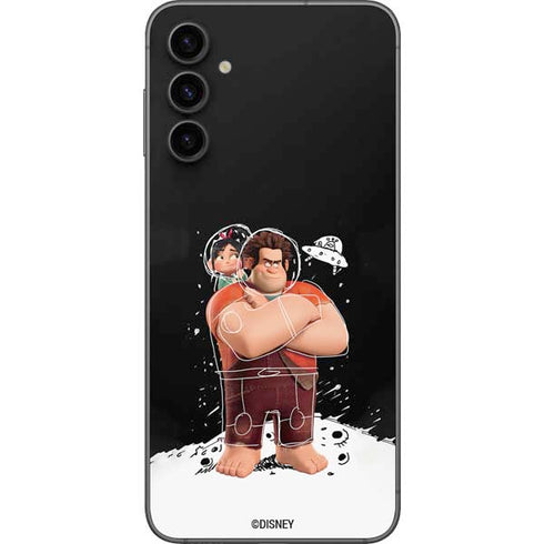 Disney Wreck-it Ralph And Vanellope Space Sketch Galaxy A14 5G Skin