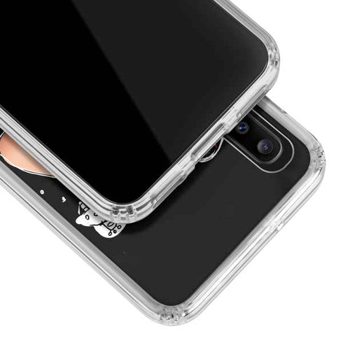 Disney Wreck-it Ralph And Vanellope Space Sketch Galaxy A20 Clear Case