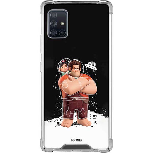 Disney Wreck-it Ralph And Vanellope Space Sketch Galaxy A51 5G Clear Case