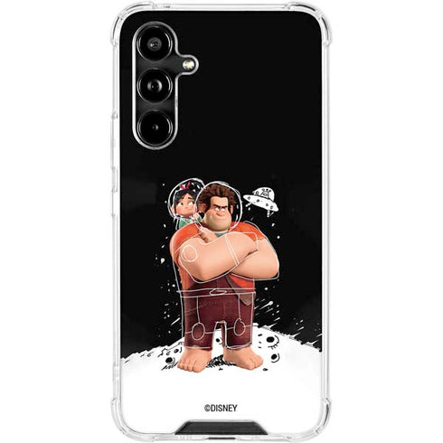 Disney Wreck-it Ralph And Vanellope Space Sketch Galaxy A54 5G Clear Case
