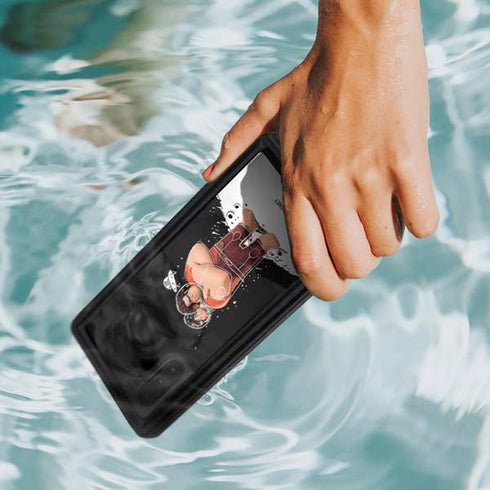 Disney Wreck-it Ralph And Vanellope Space Sketch Galaxy Note 10 Waterproof Case