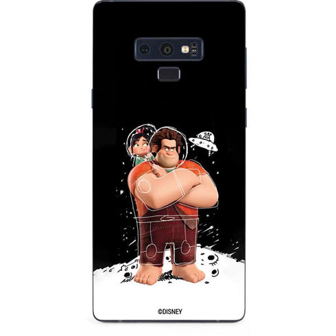 Disney Wreck-it Ralph And Vanellope Space Sketch Galaxy Note 9 Skin