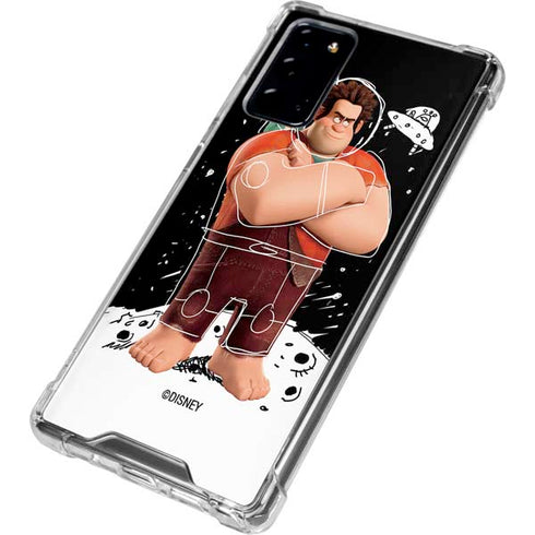 Disney Wreck-it Ralph And Vanellope Space Sketch Galaxy Note20 5G Clear Case