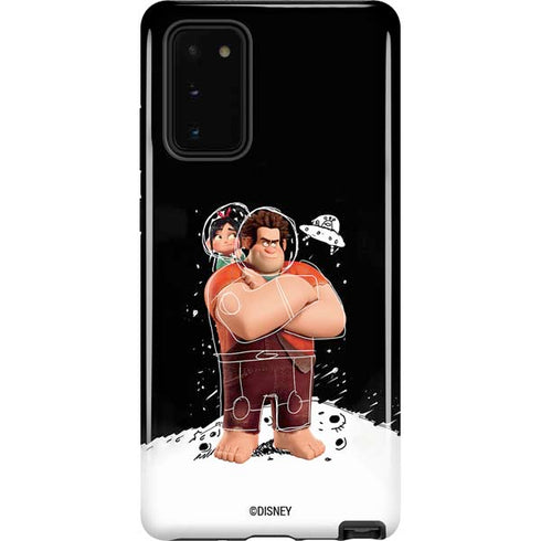 Disney Wreck-it Ralph And Vanellope Space Sketch Galaxy Note20 5G Pro Case