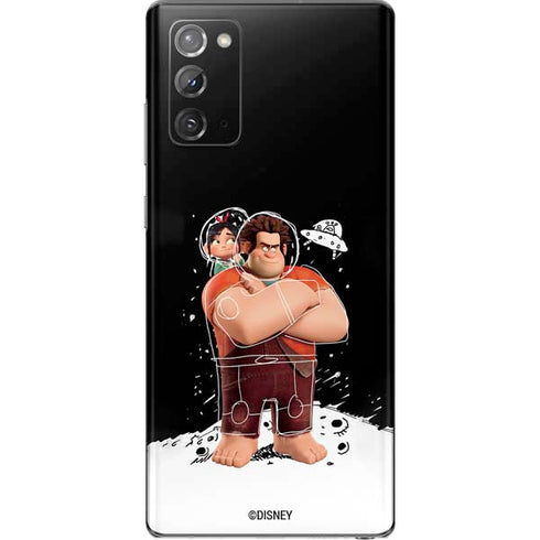 Disney Wreck-it Ralph And Vanellope Space Sketch Galaxy Note20 5G Skin