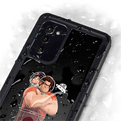 Disney Wreck-it Ralph And Vanellope Space Sketch Galaxy Note20 5G Waterproof Case