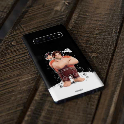 Disney Wreck-it Ralph And Vanellope Space Sketch Galaxy S10 Plus Skin