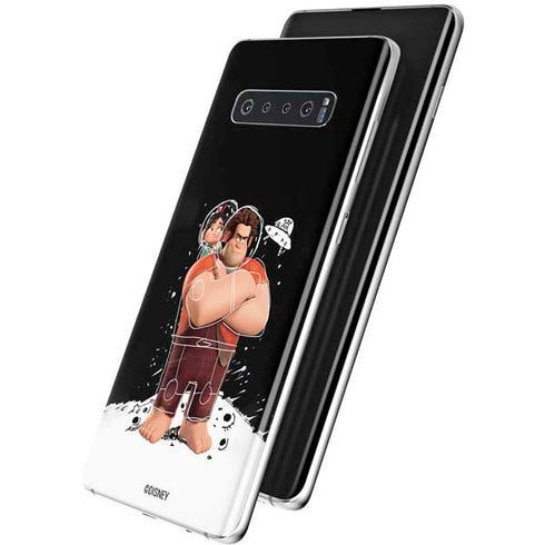 Disney Wreck-it Ralph And Vanellope Space Sketch Galaxy S10 Skin