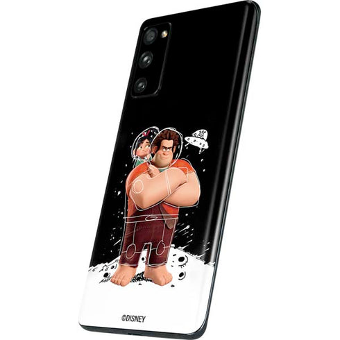 Disney Wreck-it Ralph And Vanellope Space Sketch Galaxy S20 Fan Edition Skin