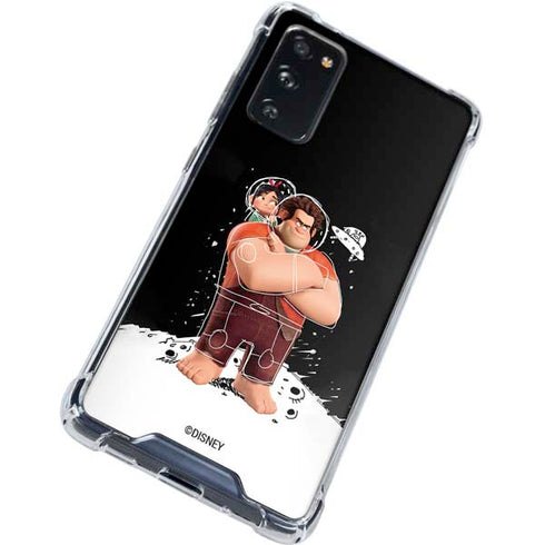 Disney Wreck-it Ralph And Vanellope Space Sketch Galaxy S20 FE Clear Case