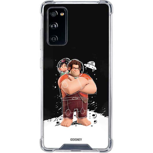 Disney Wreck-it Ralph And Vanellope Space Sketch Galaxy S20 FE Clear Case