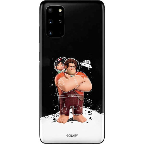 Disney Wreck-it Ralph And Vanellope Space Sketch Galaxy S20 Plus Skin