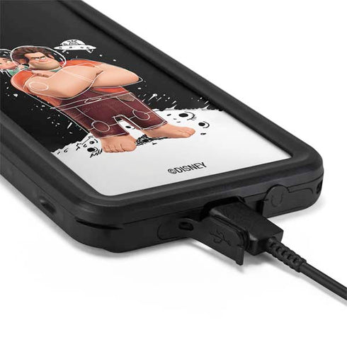 Disney Wreck-it Ralph And Vanellope Space Sketch Galaxy S20 Plus Waterproof Case