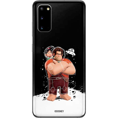 Disney Wreck-it Ralph And Vanellope Space Sketch Galaxy S20 Skin