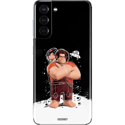 Disney Wreck-it Ralph And Vanellope Space Sketch Galaxy S21 5G Skin