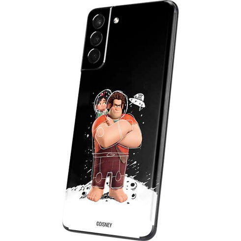 Disney Wreck-it Ralph And Vanellope Space Sketch Galaxy S21 5G Skin