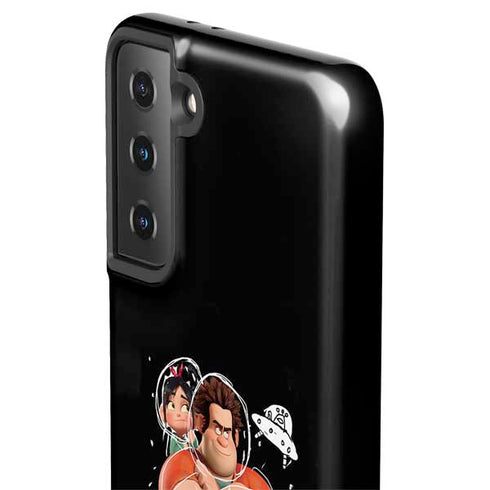 Disney Wreck-it Ralph And Vanellope Space Sketch Galaxy S21 FE Pro Case