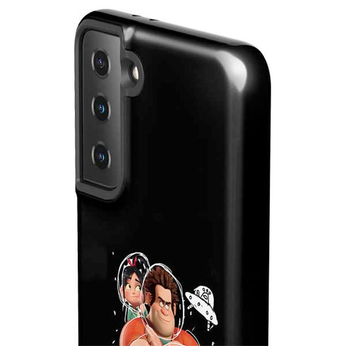 Disney Wreck-it Ralph And Vanellope Space Sketch Galaxy S21 Plus 5G Pro Case
